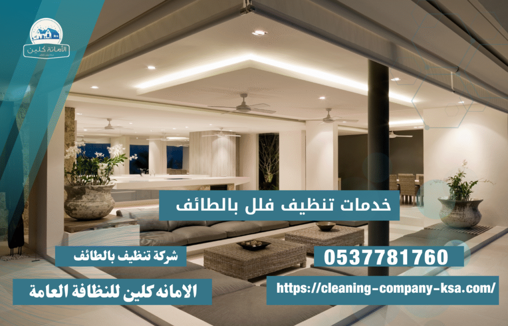 خدمات تنظيف فلل بالطائف
